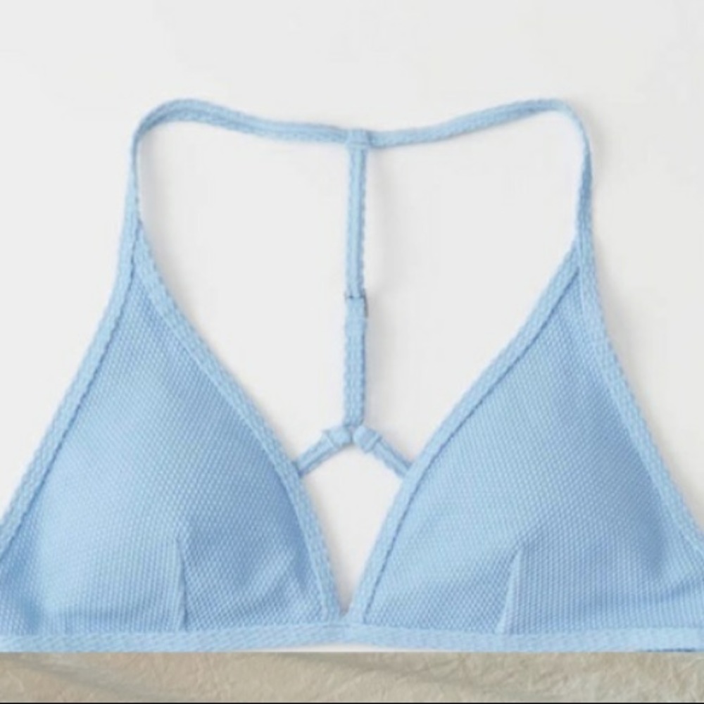 Abercrombie triangle bikini top